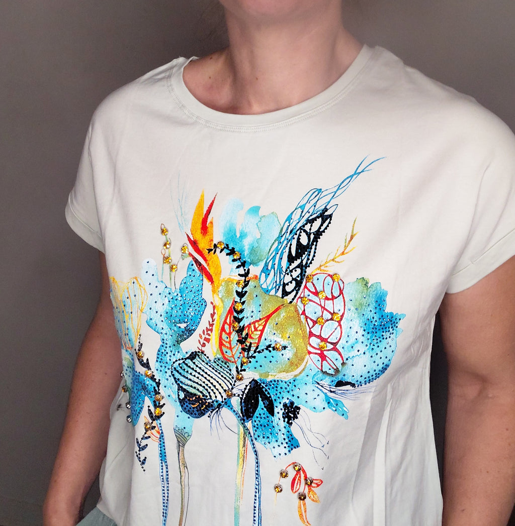 T-shirt à motifs femme – L'armoire aux trésors