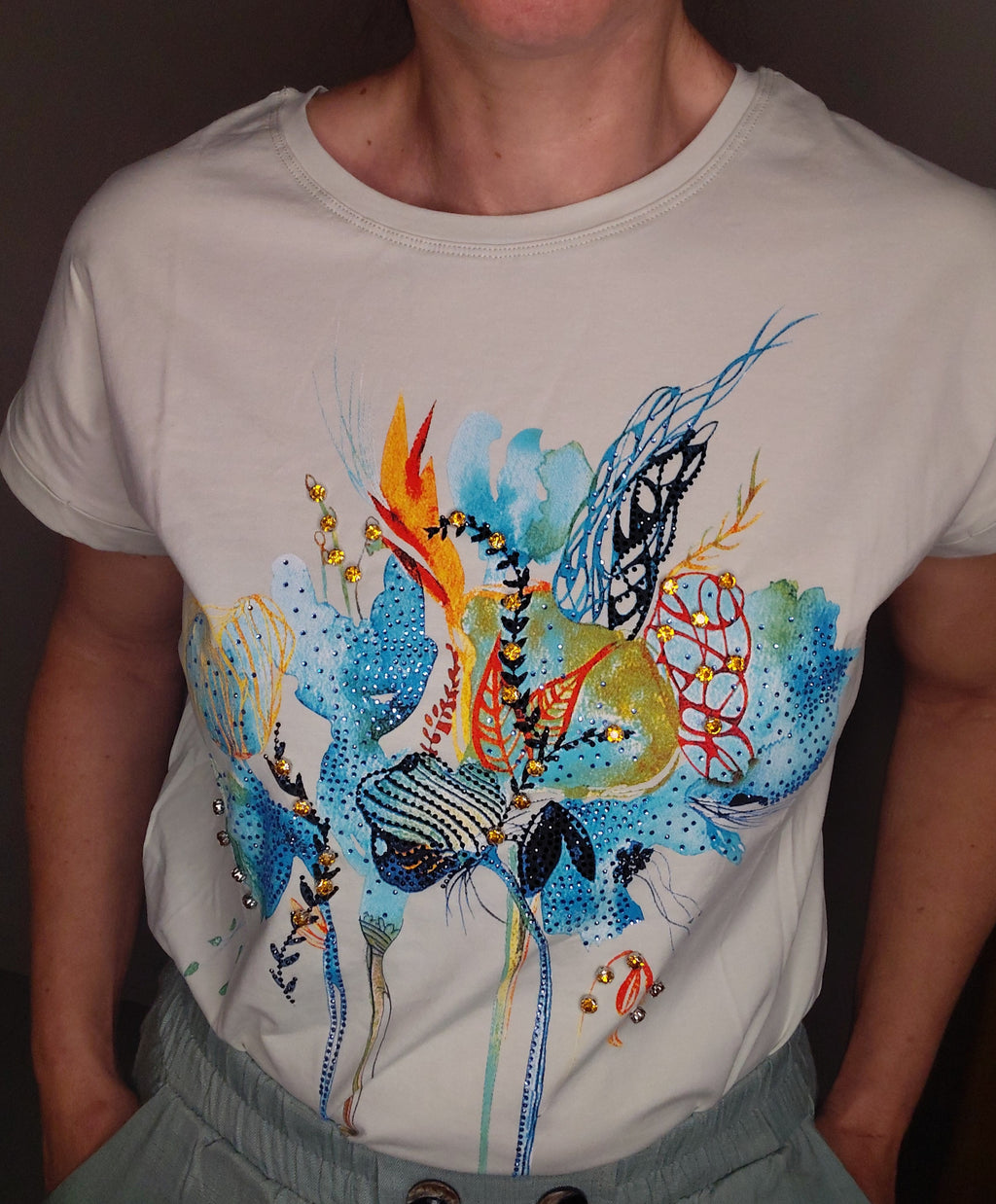 T-shirt à motifs femme – L'armoire aux trésors