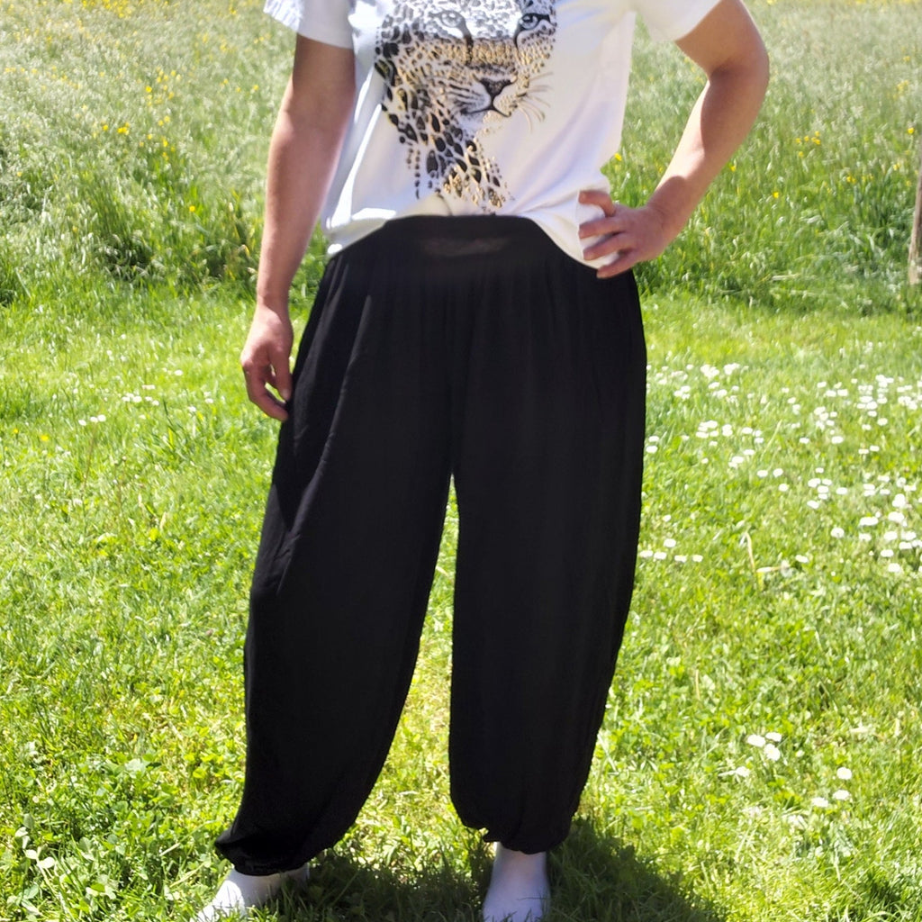 Pantalon bouffant noir