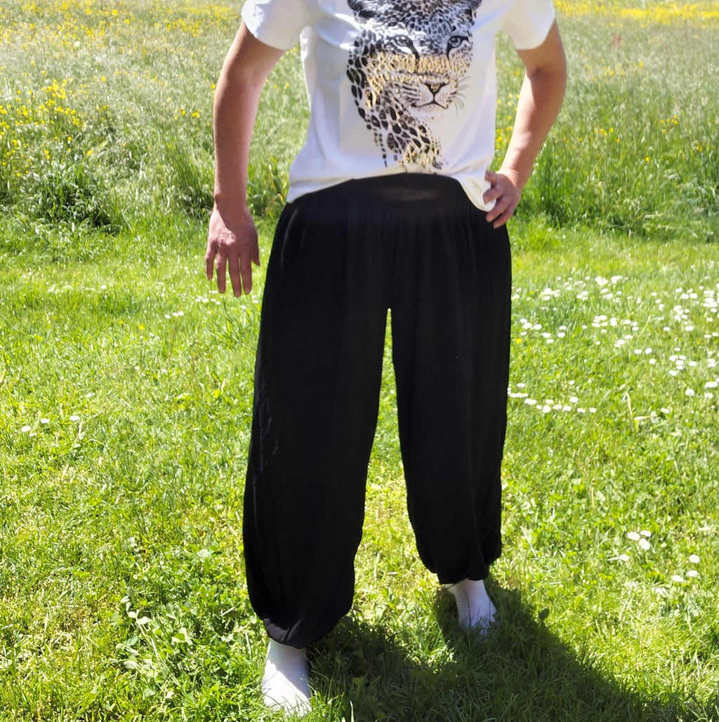 Pantalon bouffant noir