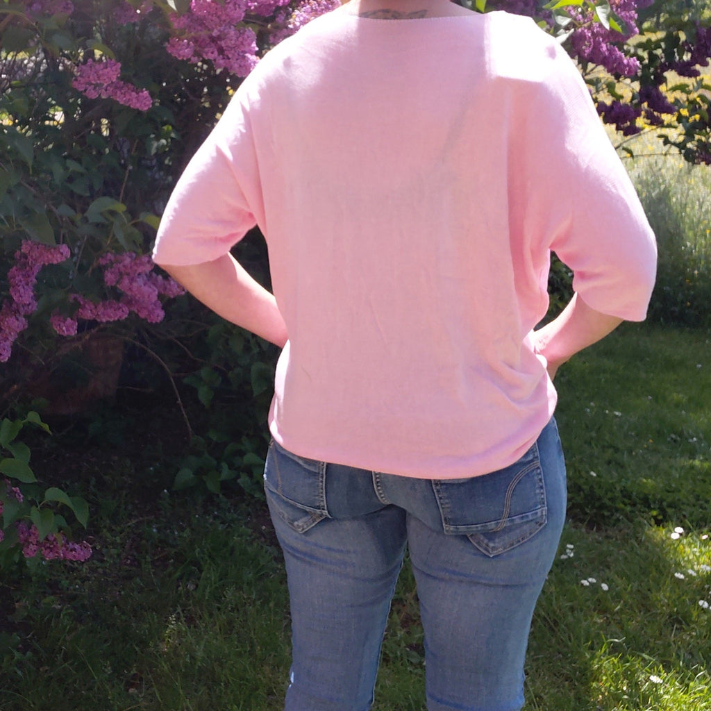 Pull rose douceur été Jolifly