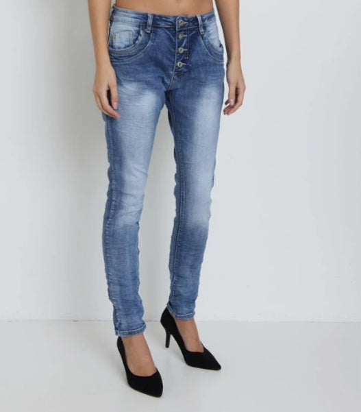 Jean boyfriend Place du jour