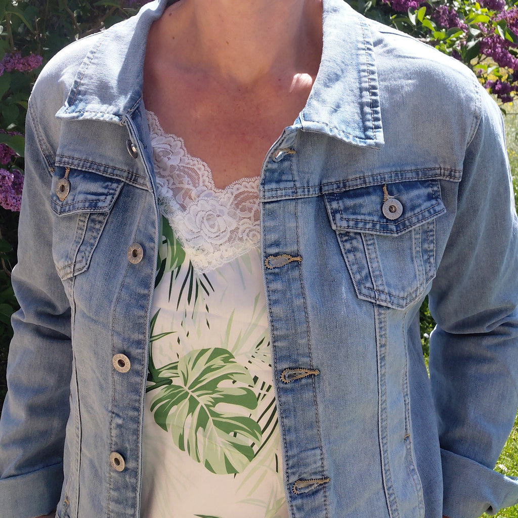 Veste en jeans basic bleu Zac & Zoé