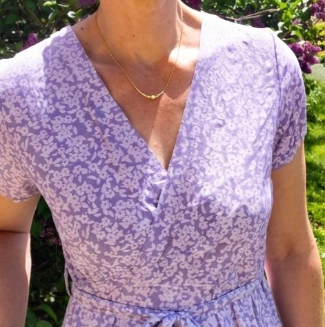 Robe d'été imprimé lilas