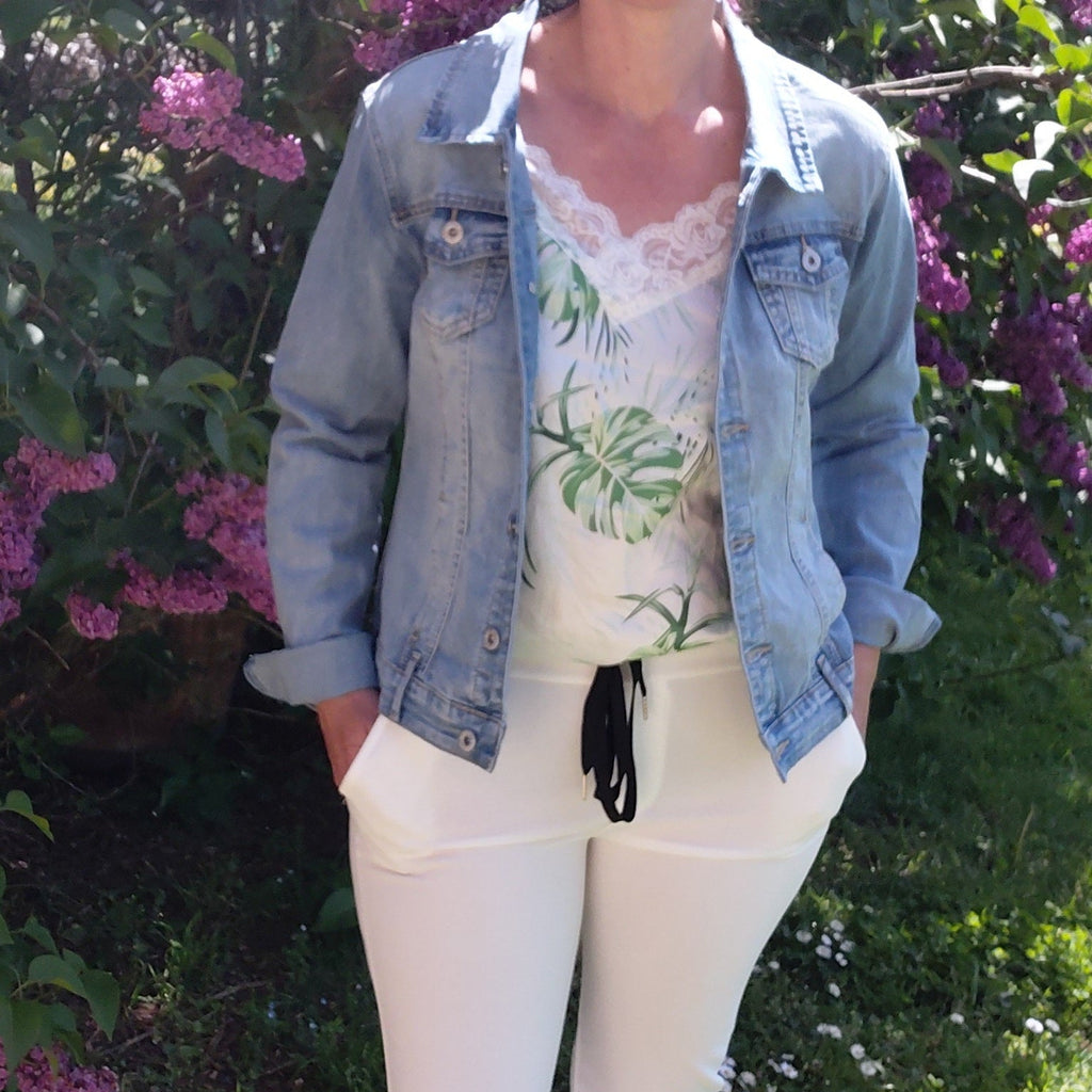 Veste en jeans basic bleu Zac & Zoé