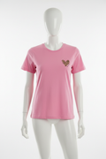 Tee-shirt cœur mama léopard fond neutre